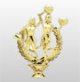 Cheerleading award trophy
